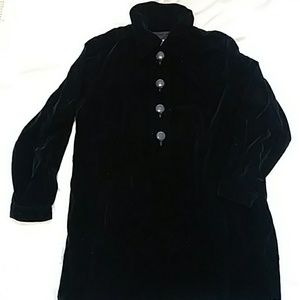Yves Saint Laurent black shirt dress